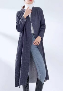 Vanite Couture Duster - 90006 - DARK GREY/LIGHTGREY