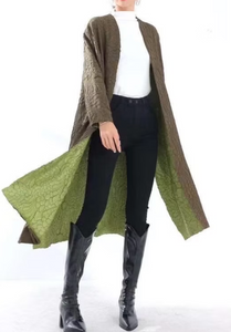 Vanite Couture Duster - 90006 - DARK GREEN/GREEN