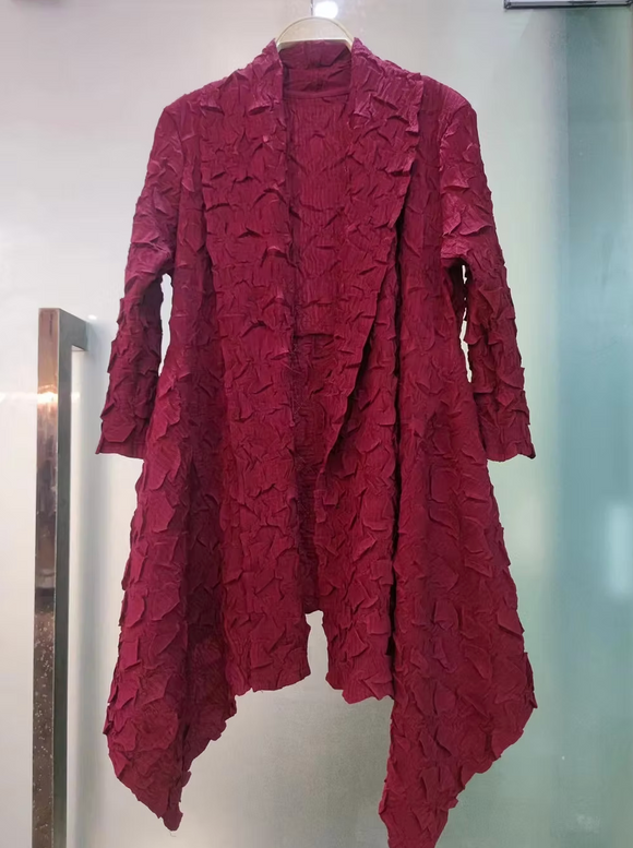 Vanite Couture Coat - 3196 - WINE