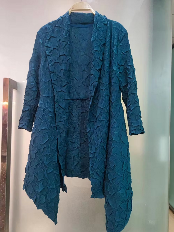 Vanite Couture Coat - 3196 - TEAL