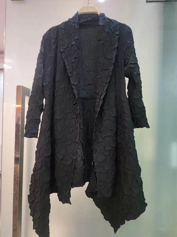 Vanite Couture Coat - 3196 - BLACK