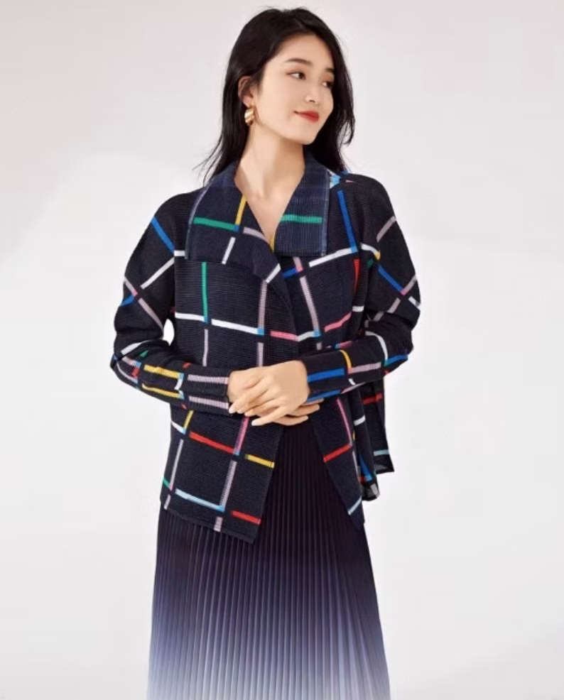Vanite Couture Jacket - 9126 - BLACK/MULTI