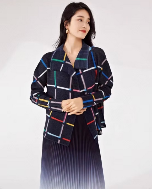 Vanite Couture Jacket - 9126 - BLACK/MULTI