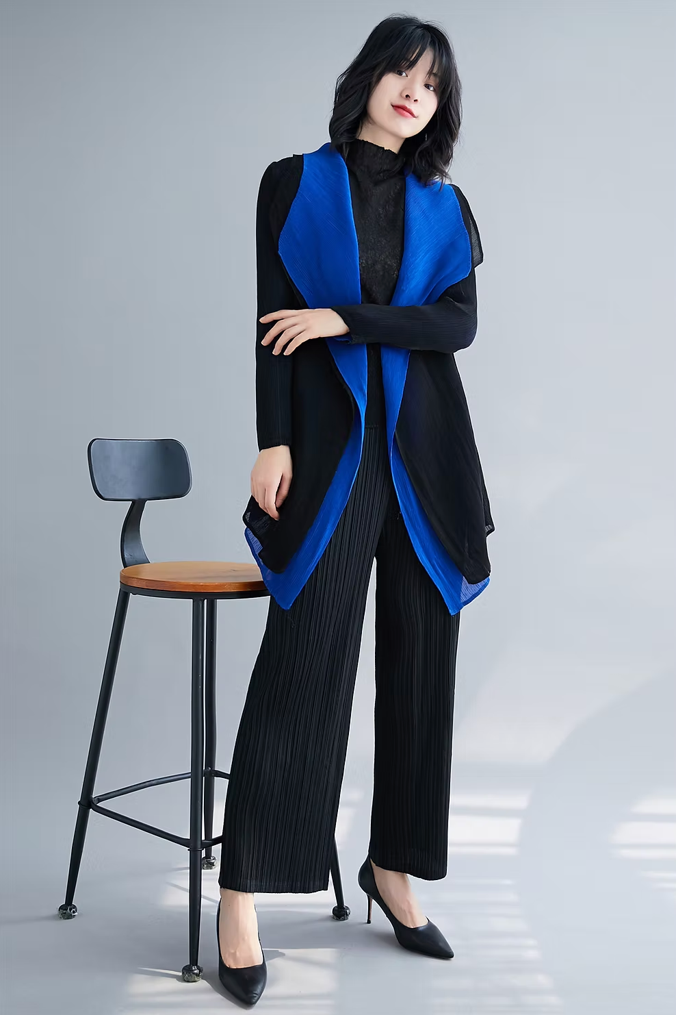 Vanite Couture One Size Jacket - 81004 - ROYAL/BLACK