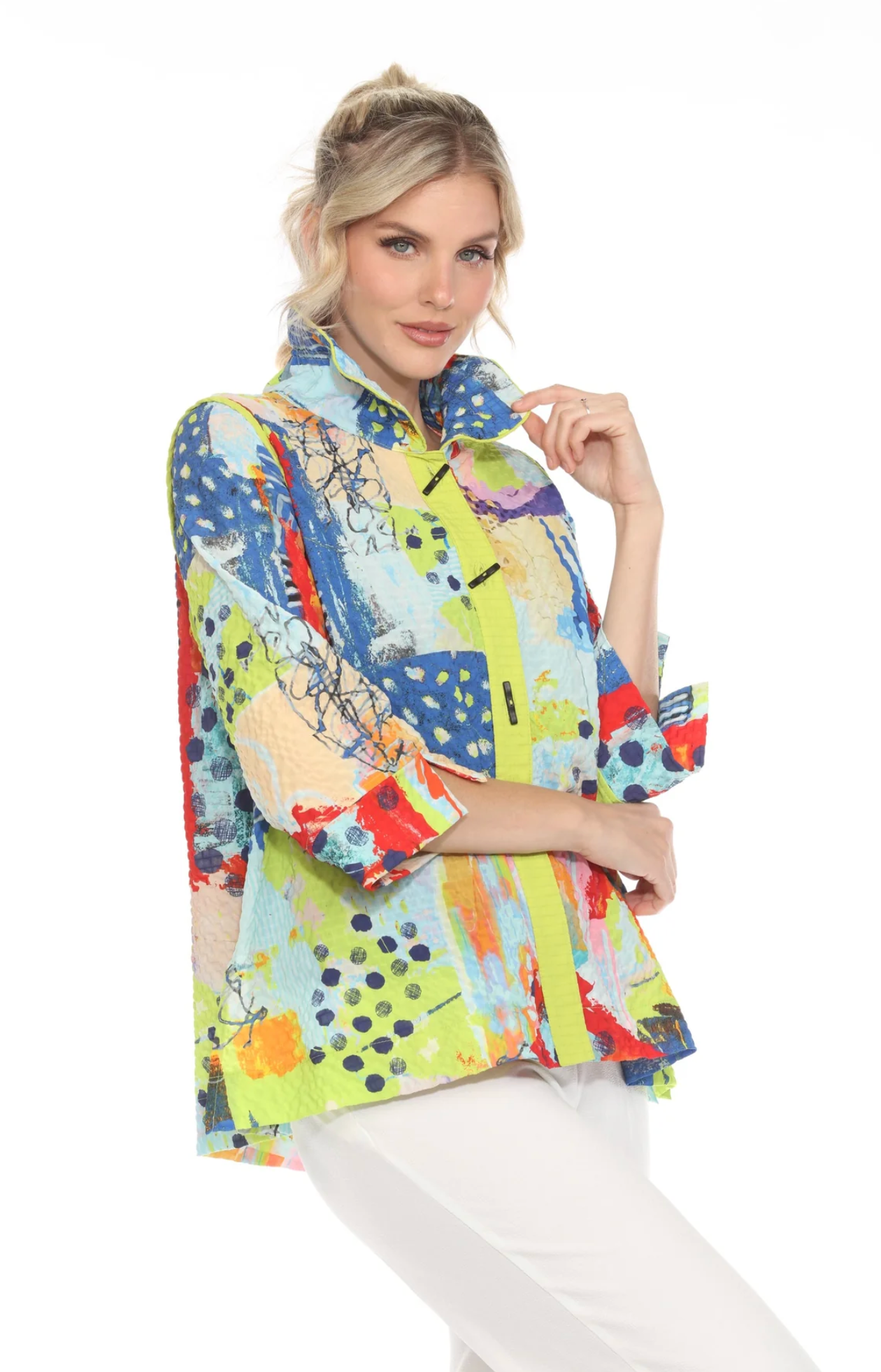 Moonlight Colorful Abstract Jacket - 3963SP