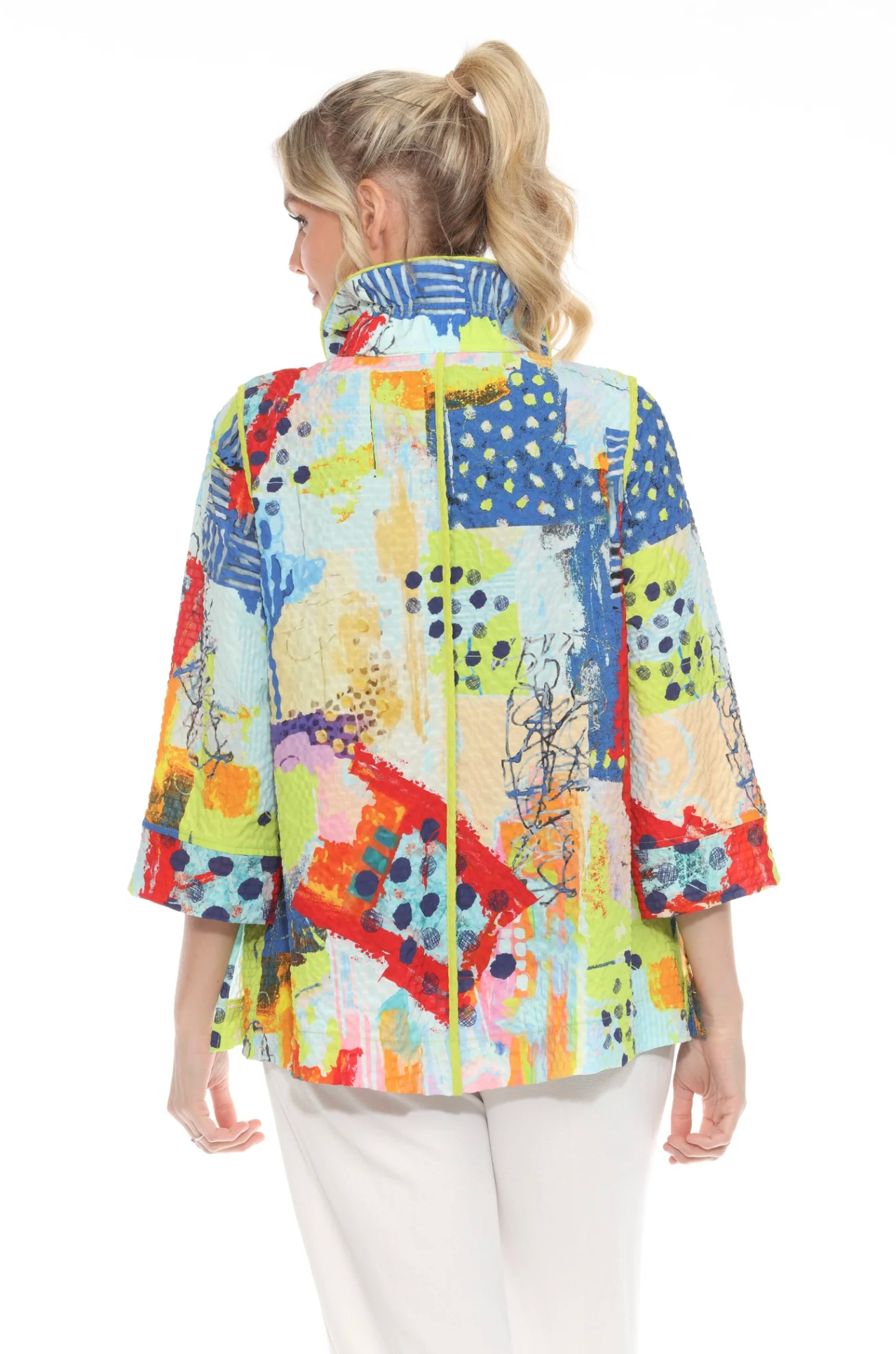 Moonlight Colorful Abstract Jacket - 3963SP