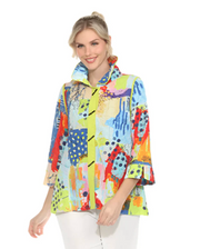 Moonlight Colorful Abstract Jacket - 3963SP