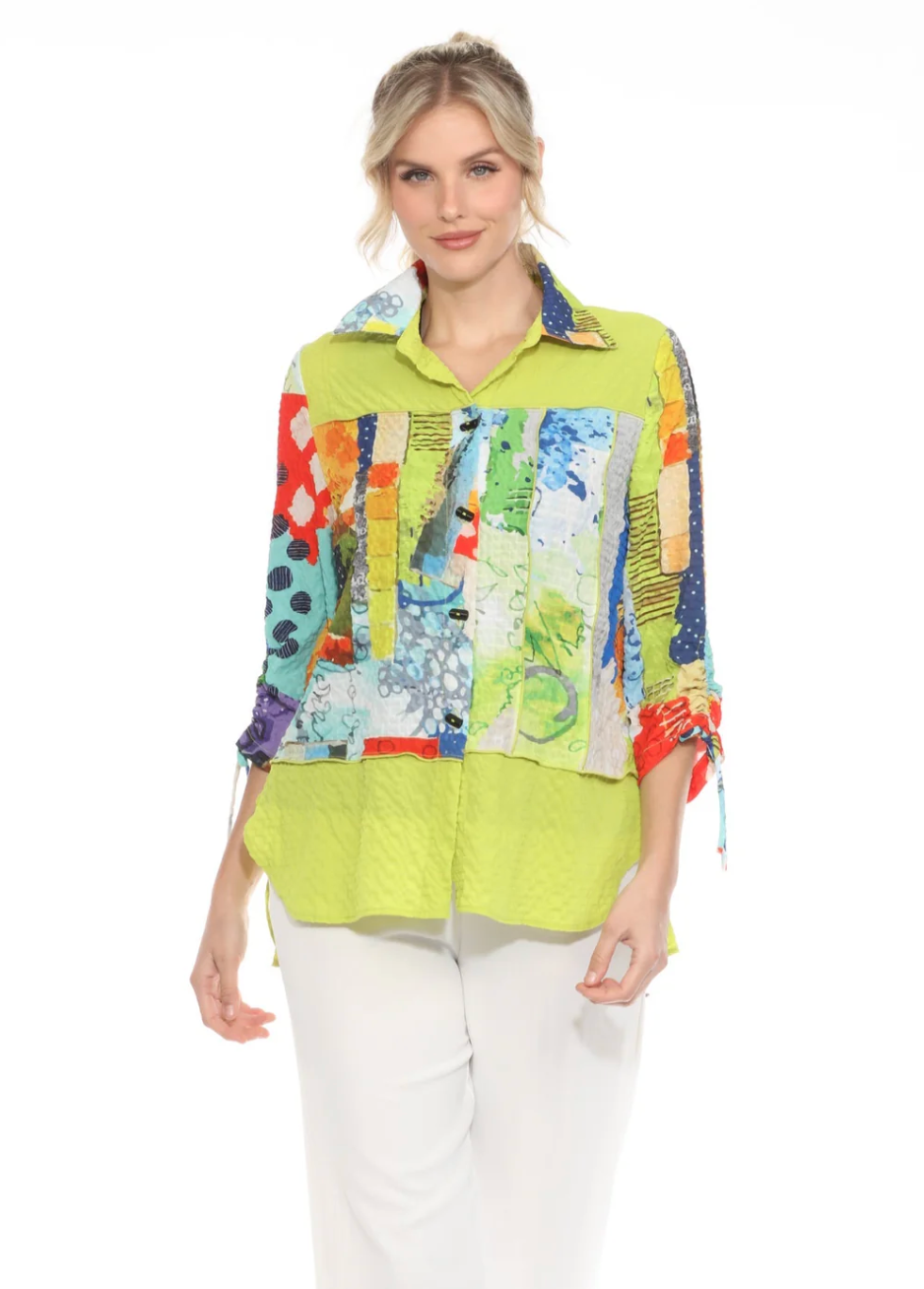 Moonlight Abstract Jacket - 3998