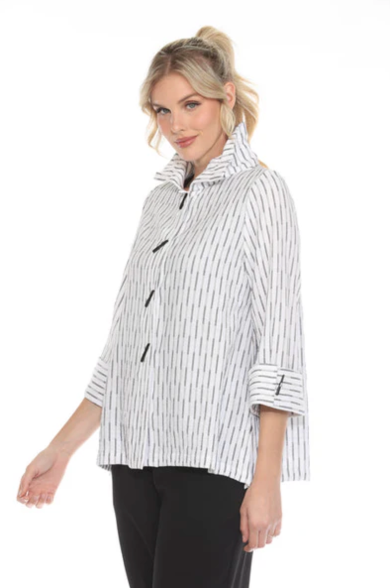 Moonlight Top - 2417SIV - WHITE
