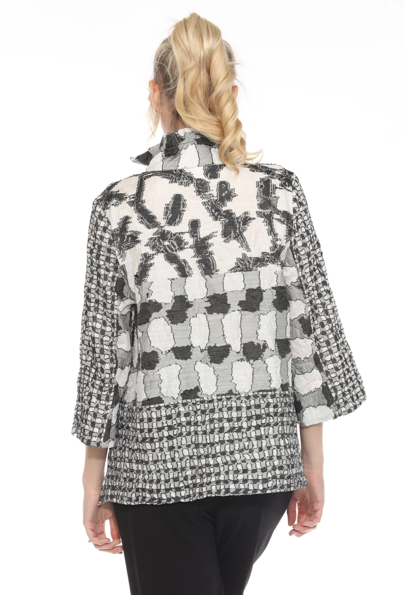 Moonlight Abstract Art Print Jacket - 4004