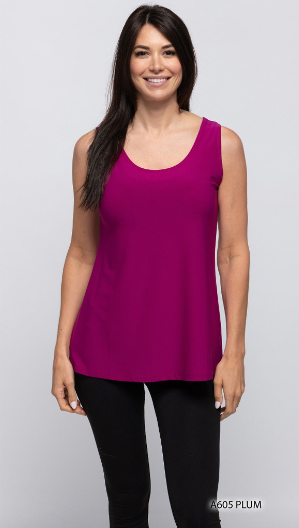 Creation by Lady Liberty Tank Top - A605 - PLUM