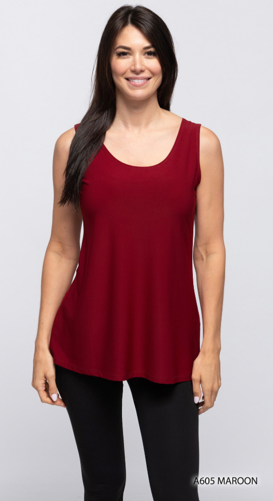 Creation by Lady Liberty Tank Top - A605 - MAROON