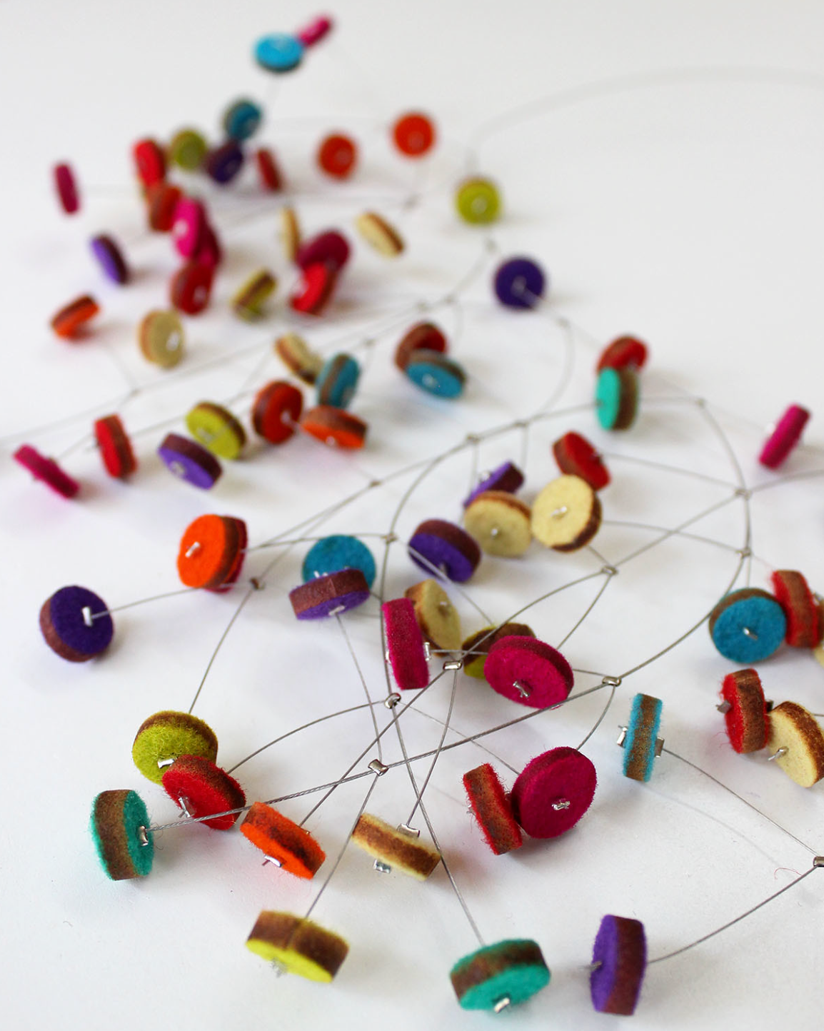 BEYOND THREADS Multi Confetti Necklace