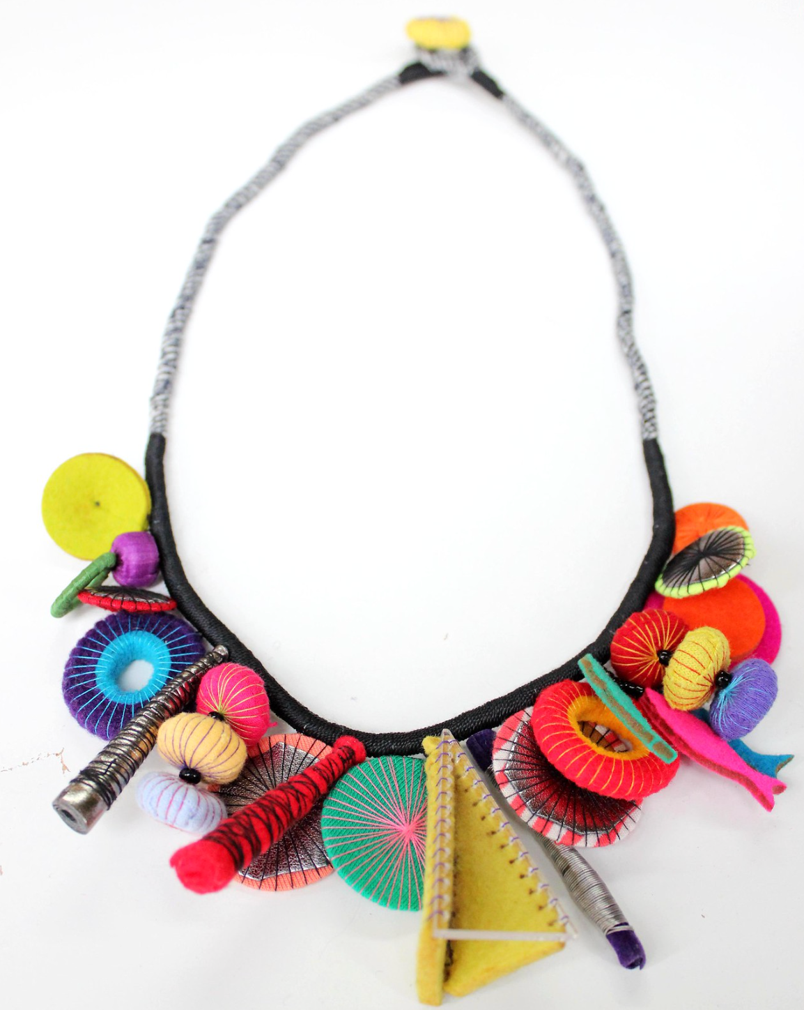 BEYOND THREADS Multi Hodge Podge Necklace