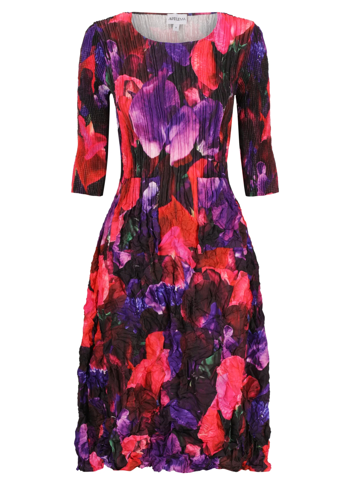 Alquema 3/4 Sleeve Smash Pocket  Dress - SWEET PEA