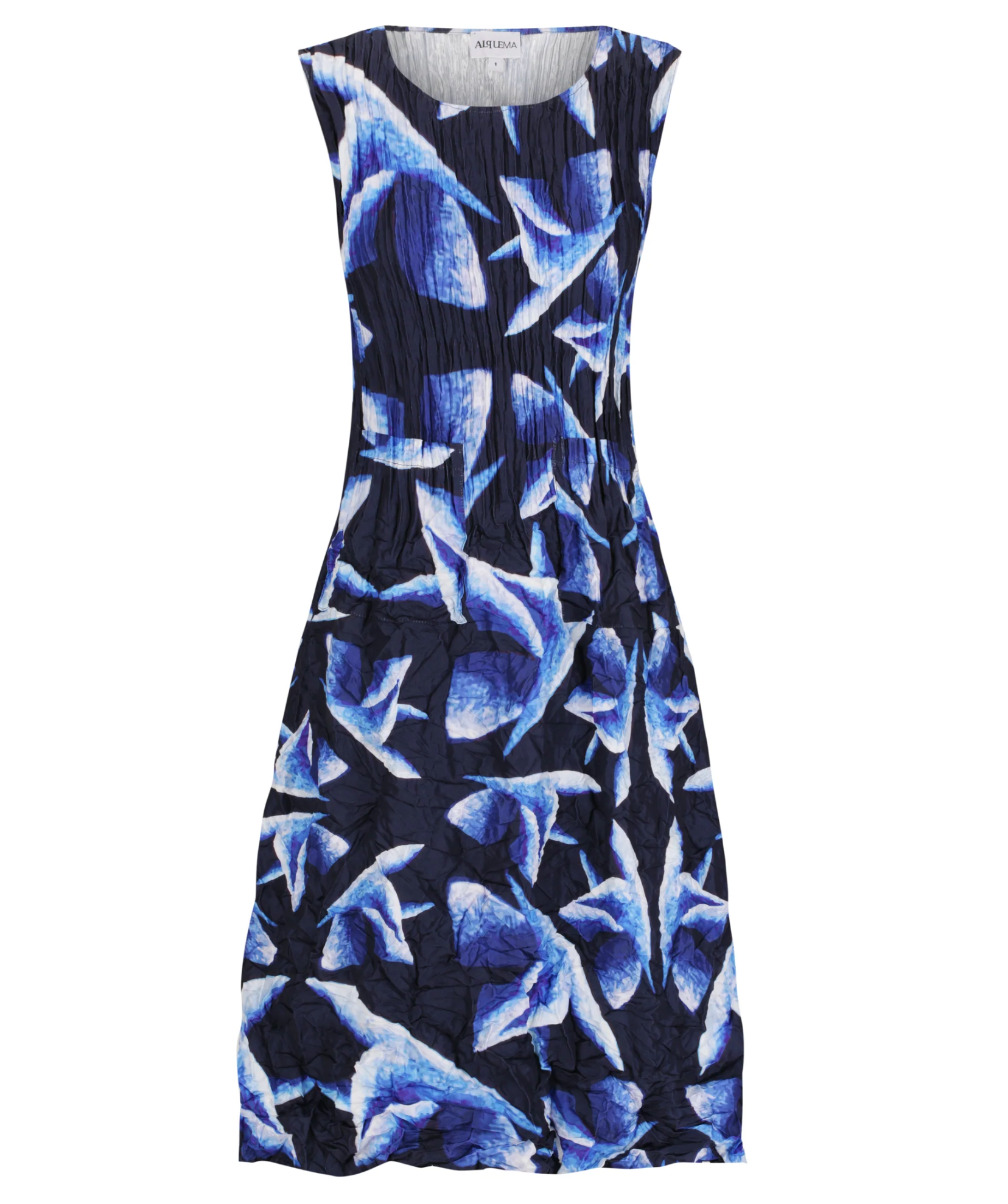 Alquema Smash Pocket Dress - BLUE BIRDS