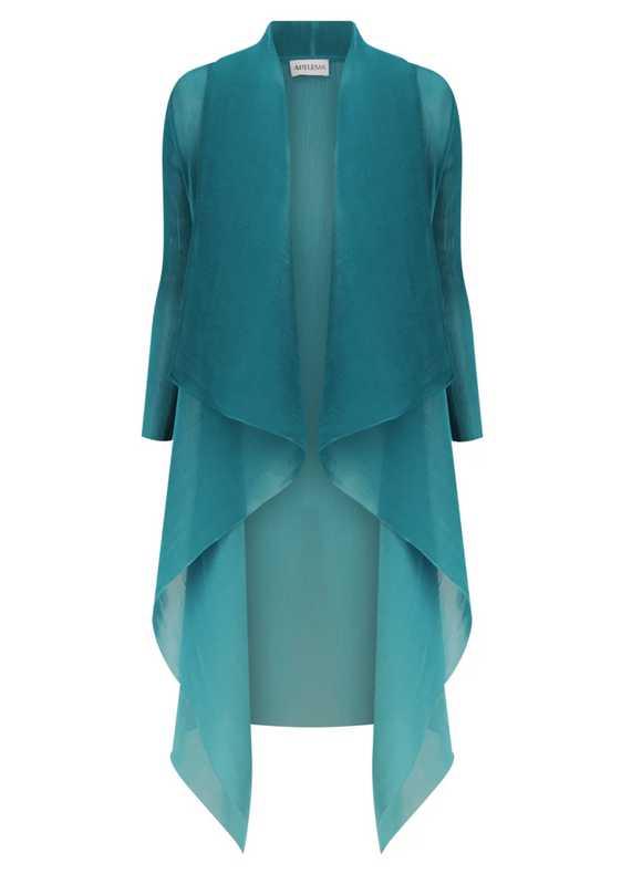 Alquema Long Collare Coat - DEEP NILE