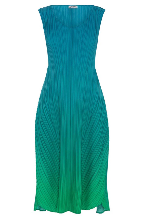 Alquema Long Estrella Dress - BISCAY TO FERN