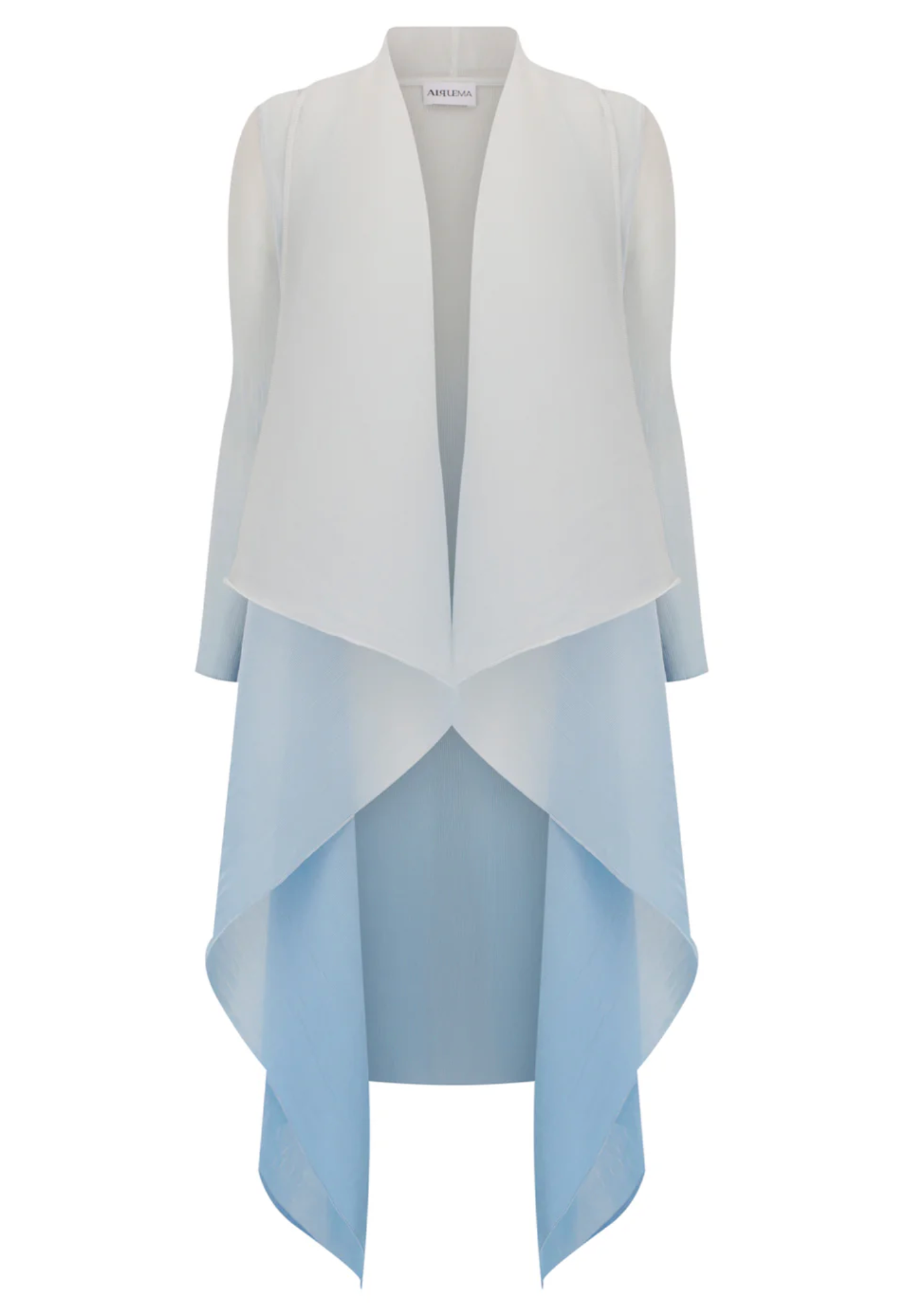 Alquema Long Collare Coat - ICE BLUE