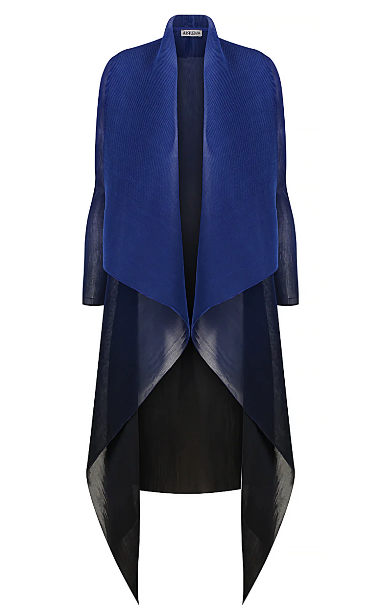 Alquema Long Collare Coat - MEDIEVAL BLUE