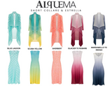 Alquema Short  Estrella Dress - MARSHMELLO TO INDIGO