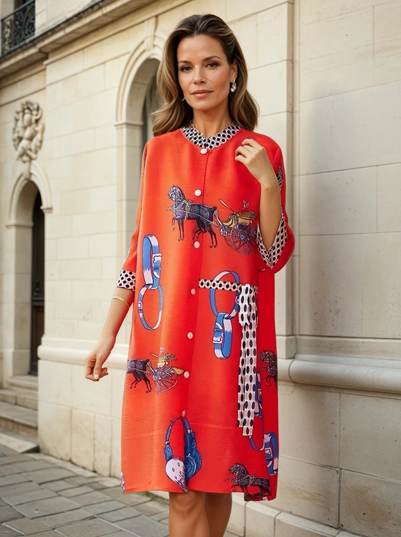 Vanite Couture Dress - 23162 - ORANGE
