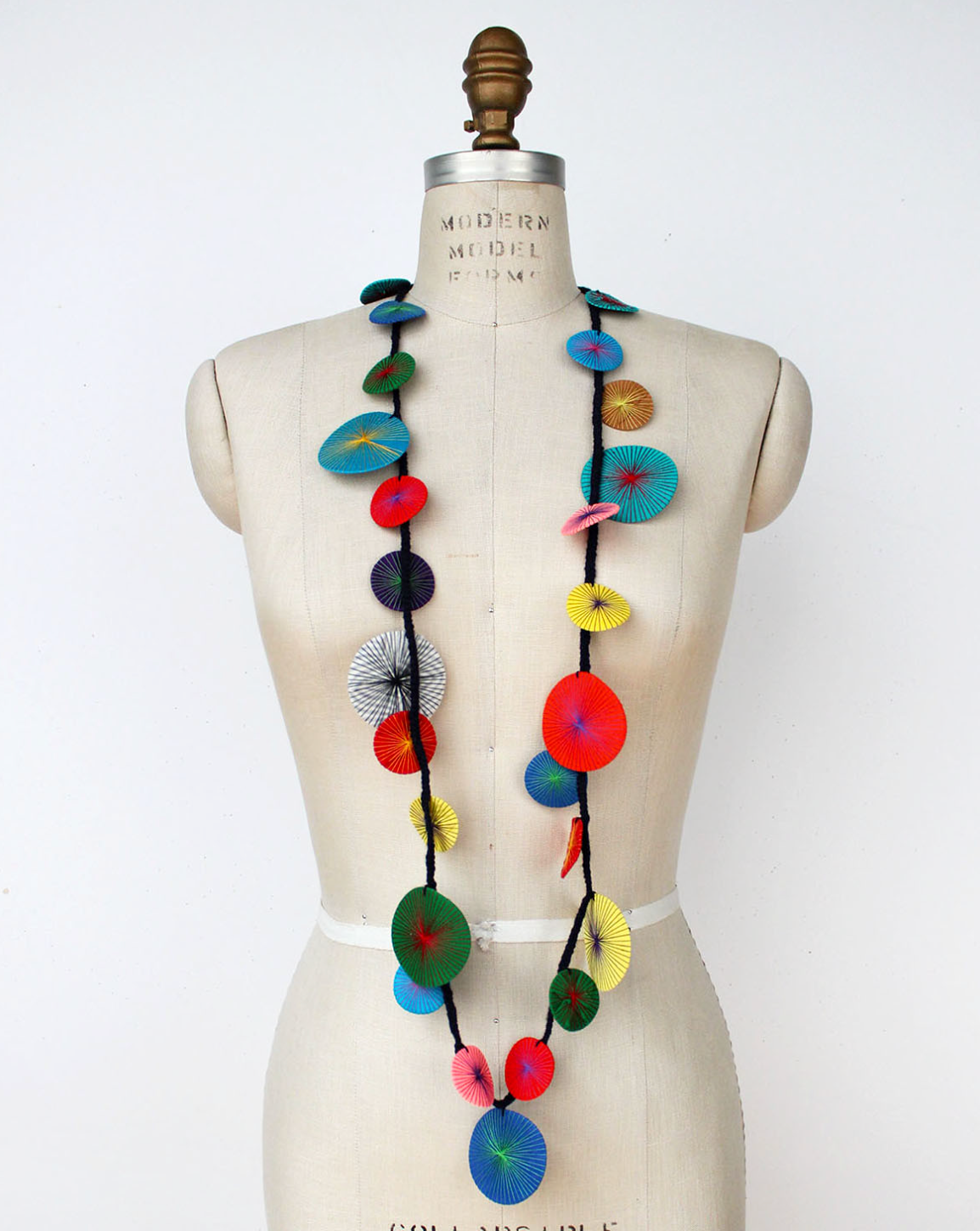 BEYOND THREADS Multi Platillos Wrap Necklace