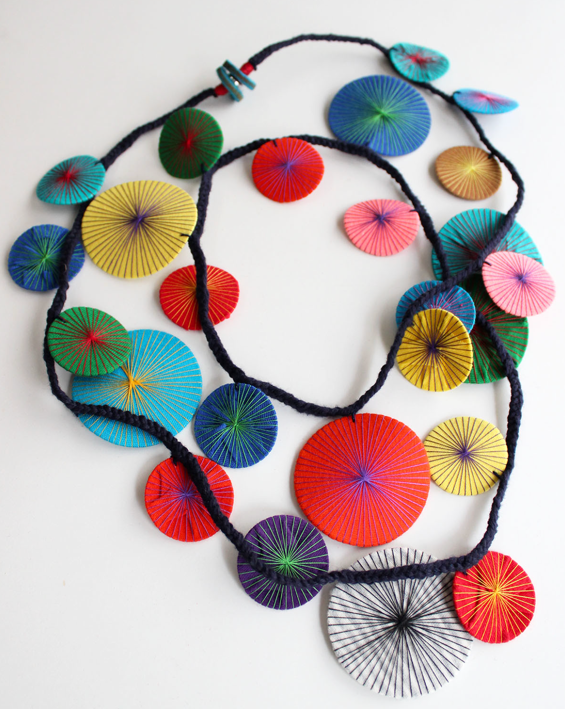 BEYOND THREADS Multi Platillos Wrap Necklace