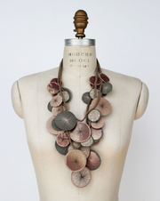 BEYOND THREADS Ivory Platillos Saucers Necklace