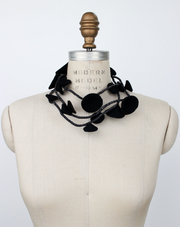 BEYOND THREADS Black Douli Necklace