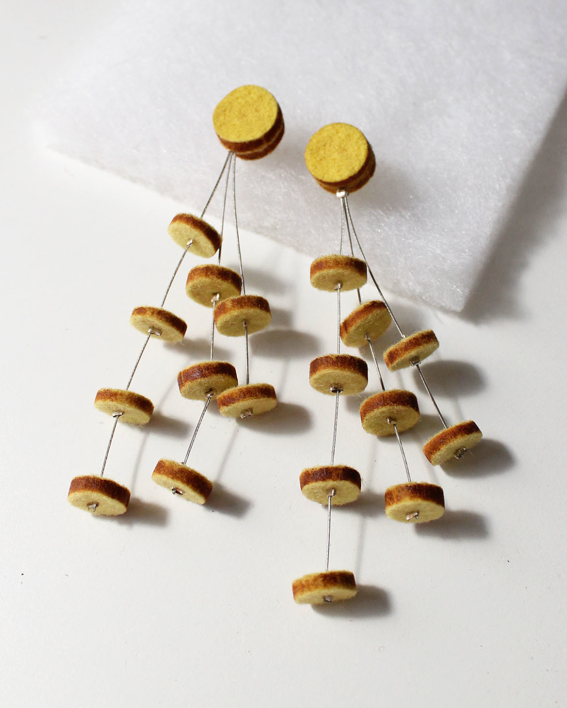 BEYOND THREADS Lemon Confetti Earrings