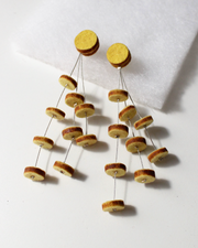 BEYOND THREADS Lemon Confetti Earrings