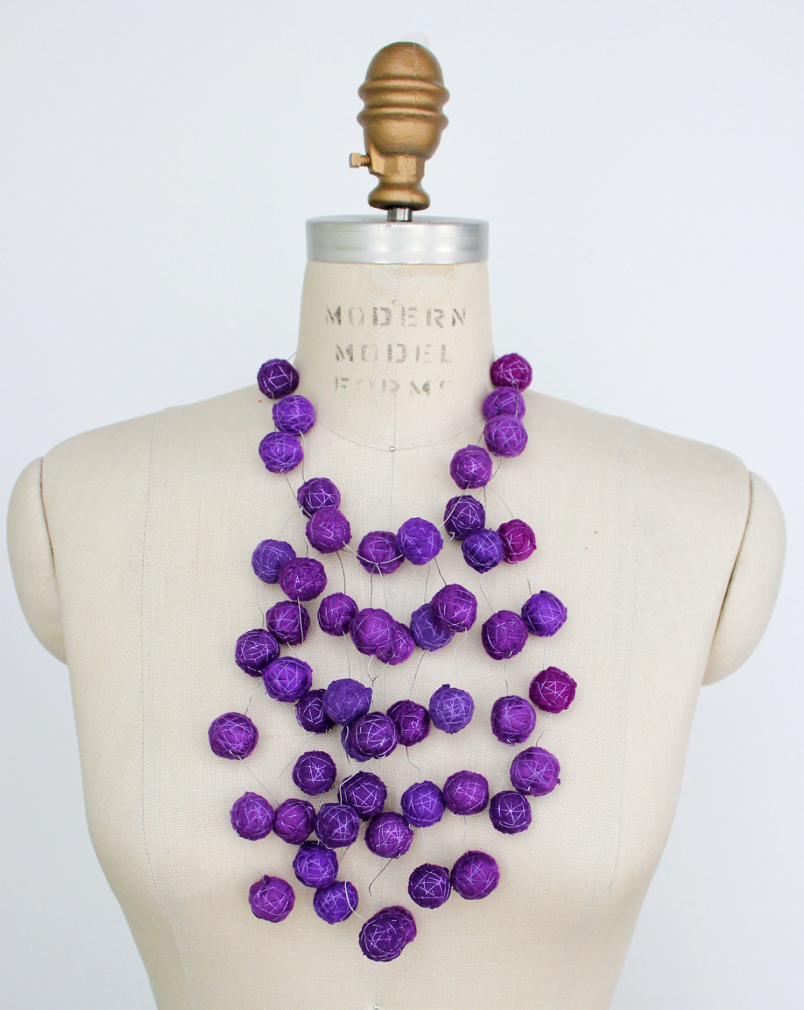 BEYOND THREADS Amethyst Juliet Necklace