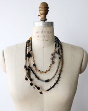 BEYOND THREADS Black Bedouin Necklace