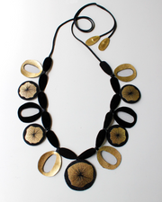 BEYOND THREADS Retroval Necklace