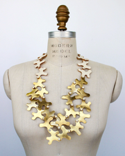 BEYOND THREADS Ivory Puzzle Necklace