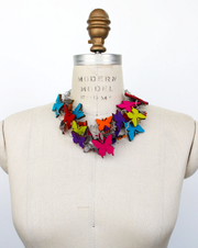 BEYOND THREADS Multi Mariposas Necklace