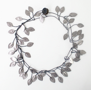 BEYOND THREADS Pewter Vine Wrap Necklace