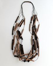 BEYOND THREADS Bronze Pirouette Necklace
