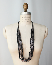 BEYOND THREADS Pewter Pirouette Necklace