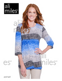 Ali Miles Knit Pop-over Tunic - A35716TM - 951-SKNMLT