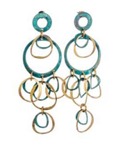 SIBILIA Patina Cascade Small Earrings
