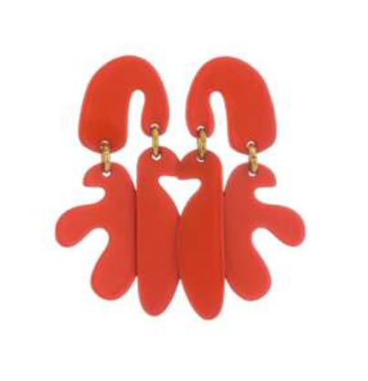 SIBILIA Papaya Mimosa Small Earrings