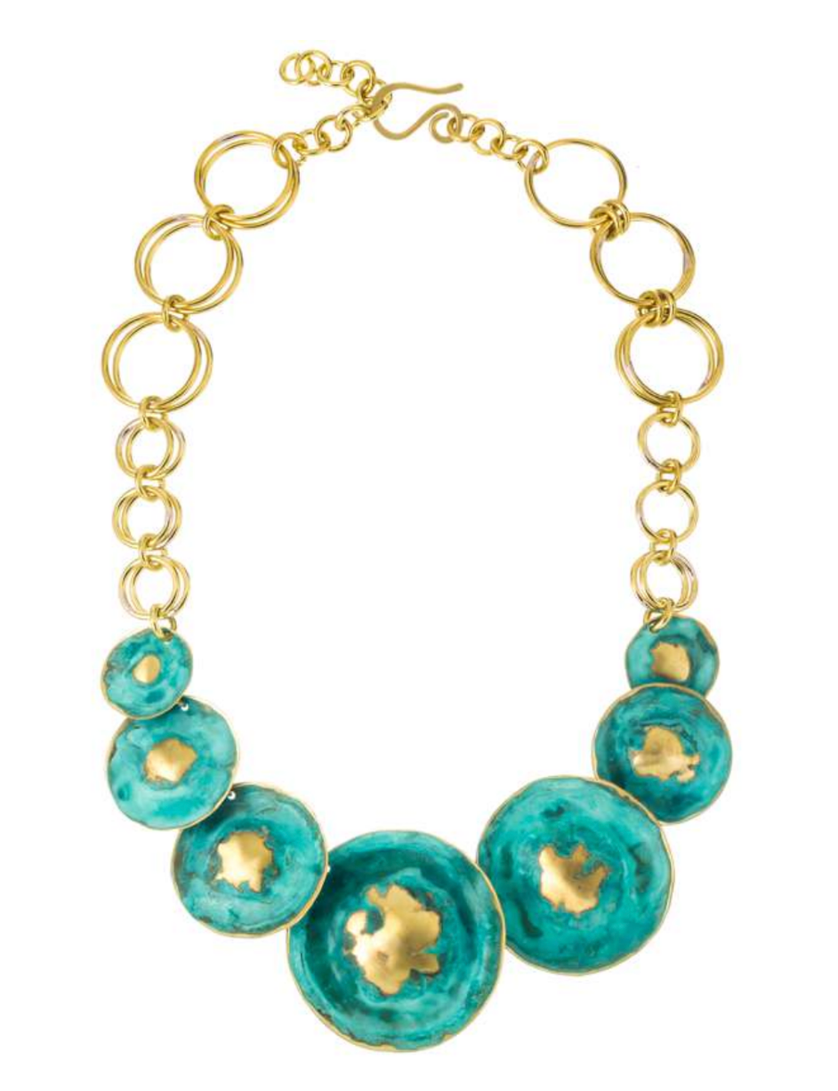 SIBILIA Patina Hammered Necklace