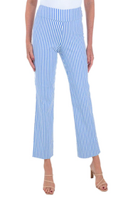 Krazy Larry Pants - P600 Stripe Pants INDIGO STRIPE - SIZE 14 ONLY
