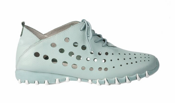 LitFoot Low Lace Up Shoe - AQUA