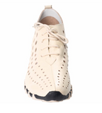 LitFoot Low Lace Up Shoe - BEIGE
