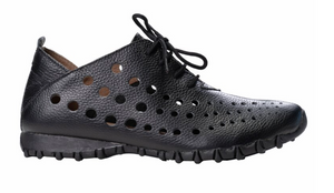 LitFoot Low Lace Up Shoe - BLACKB