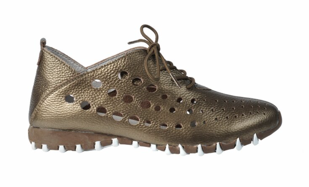 LitFoot Low Lace Up Shoe - BRONZE