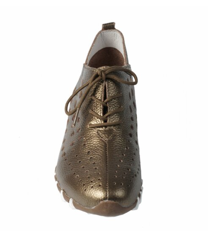 LitFoot Low Lace Up Shoe - BRONZE